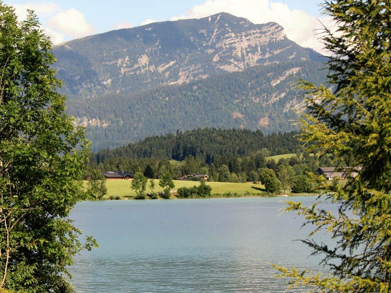 Auch in Tirol, Kaiser Winkl, Walchsee für Sie da Ausblick über den Walchsee